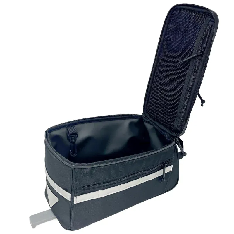 Bikase Big Momma 12x7x7.5-inch MIK Trunk Bag in Black-4