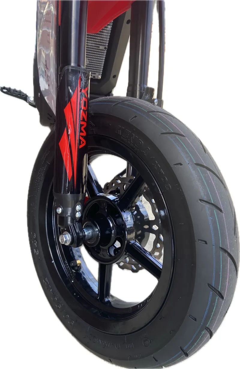 Yozma IN 10 Electric Mini Dirt Bike Supermoto Package - Red - with Bluetooth dongle
