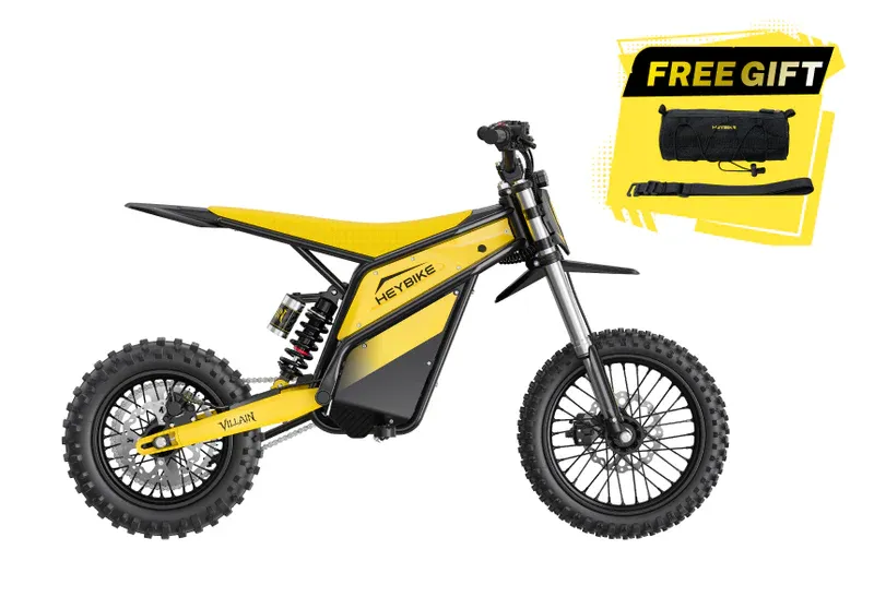 Heybike Villain Pit Bike - Yellow and Black
