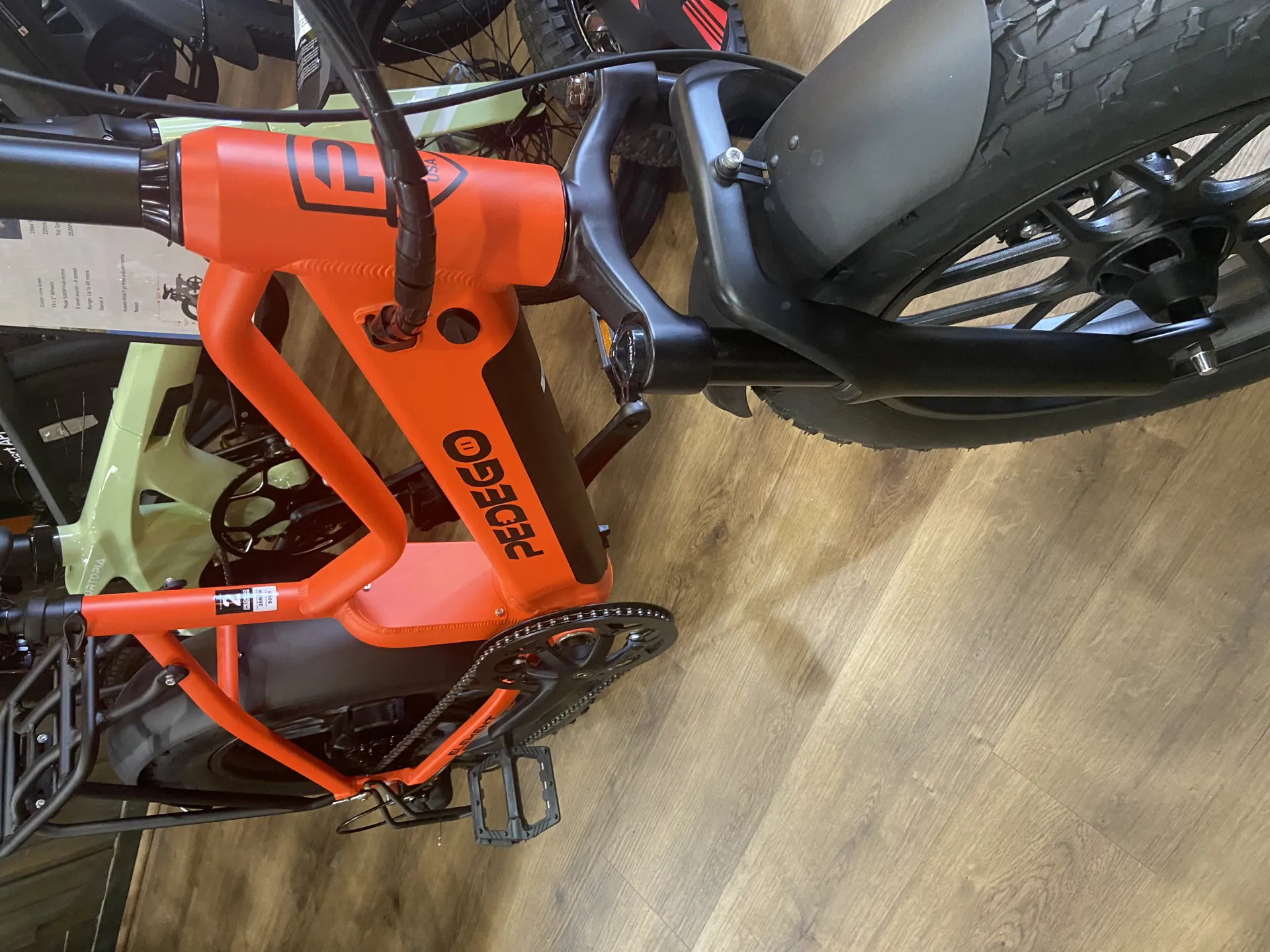 Pedigo Rack DEMO: Pedego Element 20 Element V2 Orange with MAG Wheels - Orange ...