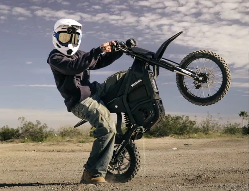 Yozma IN 10 Electric Mini Dirt Bike - Black-2