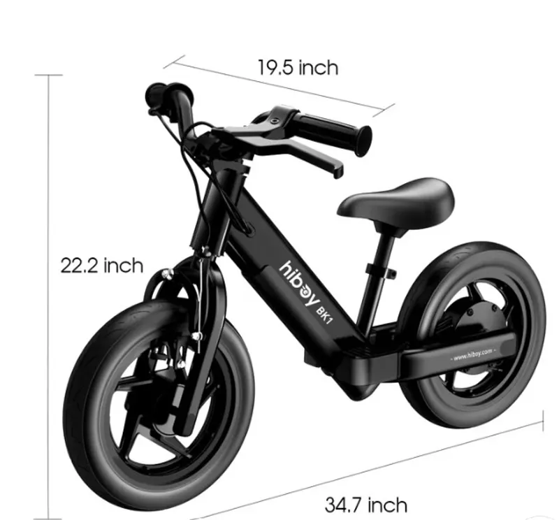 Hiboy BK1 Electric Balance Bike Black FULLY ASSEMBLED-2