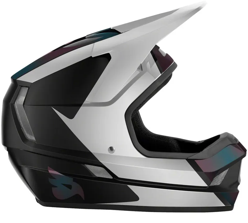 Bluegrass Legit Helmet - White Iridescent Matte-1