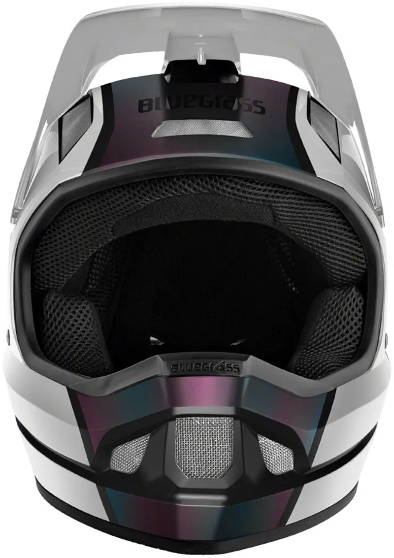 Bluegrass Legit Helmet - White Iridescent Matte-2