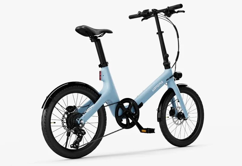 Urtopia Carbon Fold Step-Thru E-Bike Medium - Blue-2