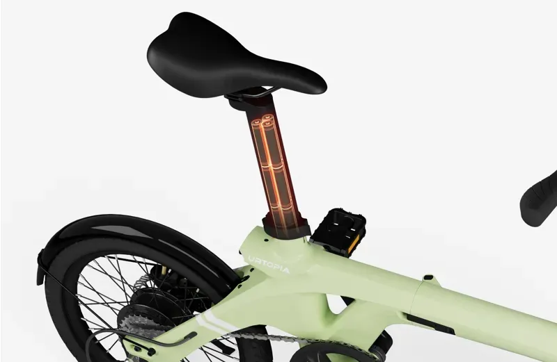 Urtopia Fold-1 Foldable Electric Bike in Green-3