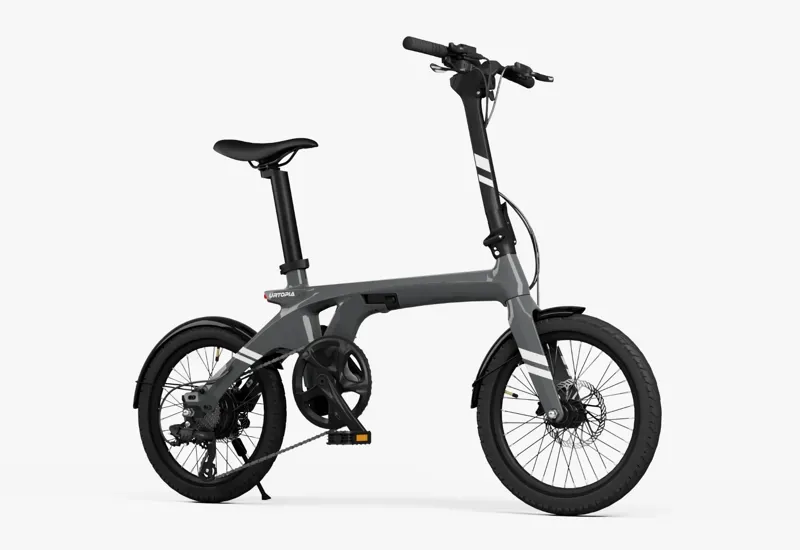 Urtopia Fold-1 Foldable Electric Bike in Gray