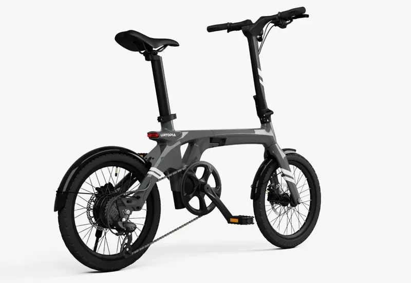 Urtopia Fold-1 Foldable Electric Bike in Gray-1