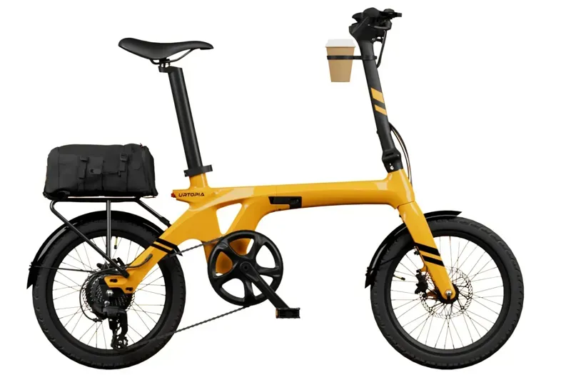 Urtopia Fold-1 Foldable Electric Bike in Yellow-3