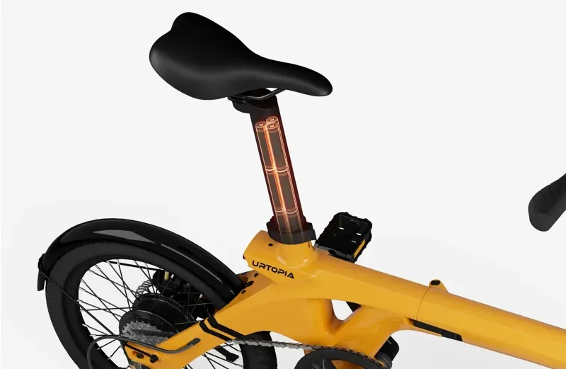 Urtopia Fold-1 Foldable Electric Bike in Yellow-5