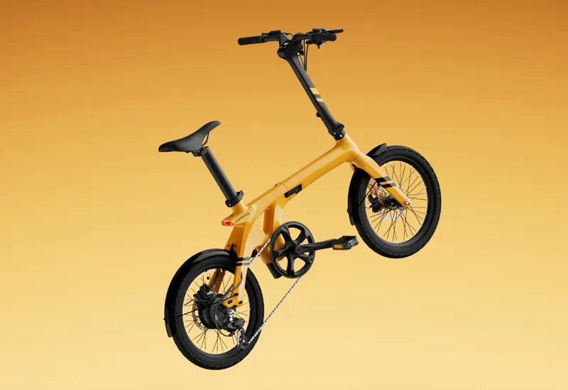 Urtopia Fold-1 Foldable Electric Bike in Yellow-6
