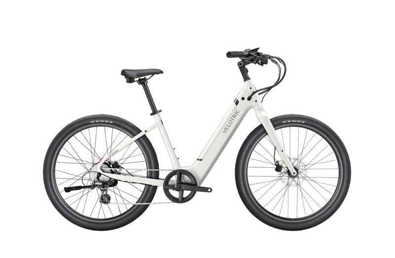 Velotric Breeze 1 Step-Thru Cruiser eBike In Satin White